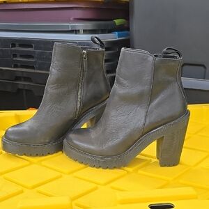 Dr. Martens Black Heeled Boots